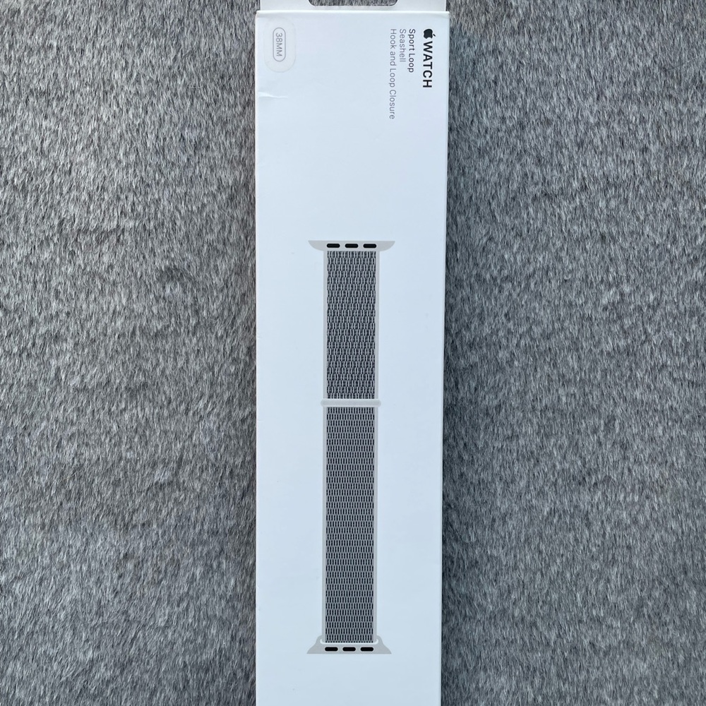Genuine Apple Brand Watch Band NEW Seashell Sport Loop 38mm